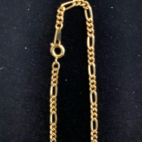 Two Goldtone Necklaces, Chain Link & Rope - Picture 4 of 5